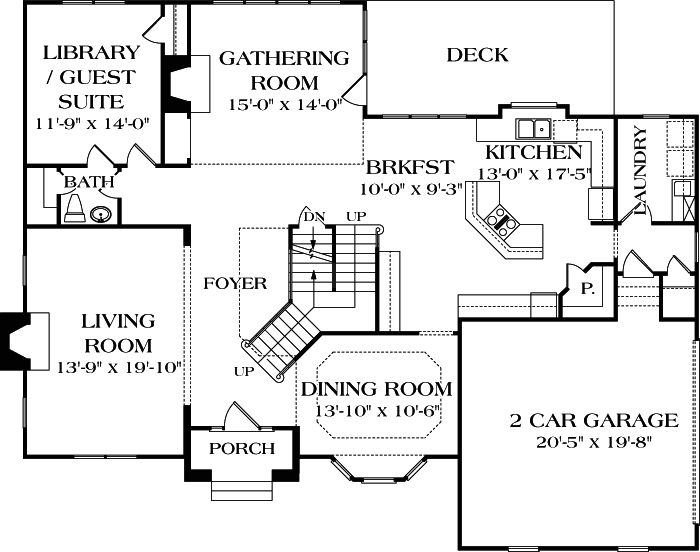 Main Floor Plan: 106-396