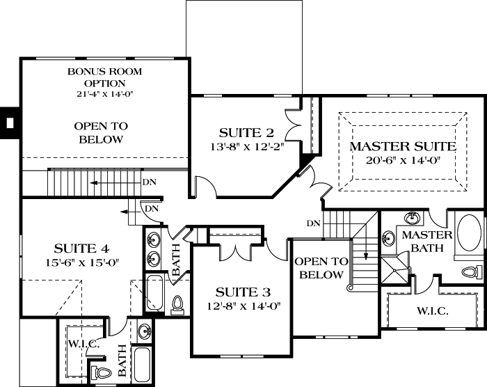 Upper/Second Floor Plan: 106-398