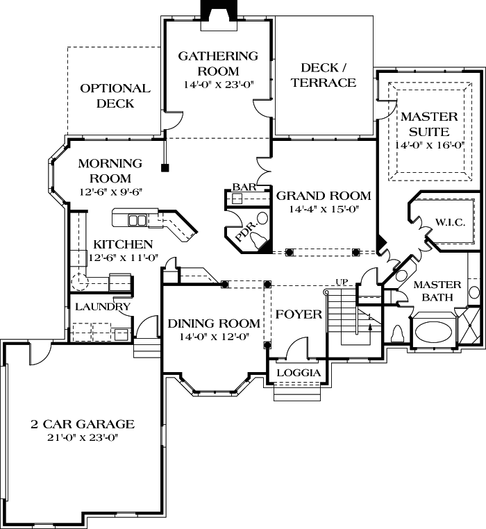 Main Floor Plan: 106-399