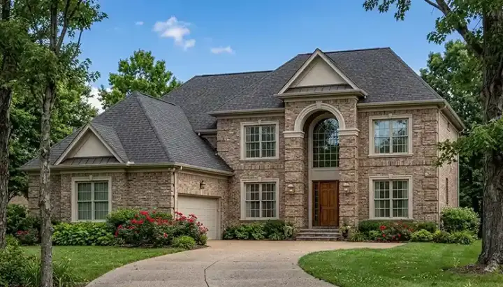 Traditional house plans 106-400 - front exterior, 4,249 sq ft, 5 bed, 4 bath house plans | Monster House Plans