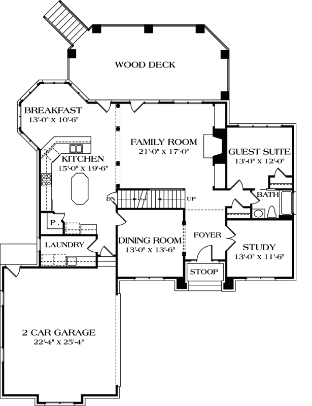 Main Floor Plan: 106-400