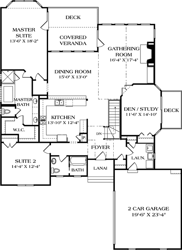 Main Floor Plan: 106-402