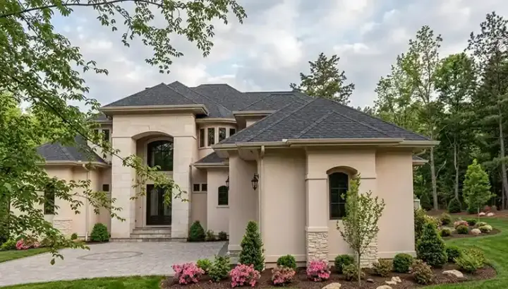 Mediterranean house plans 106-404 - front exterior, 3,313 sq ft, 3 bed, 3 bath house plans | Monster House Plans