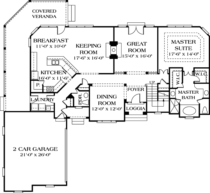 Main Floor Plan: 106-405