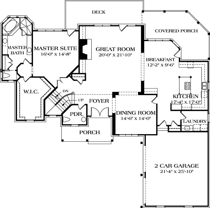 Main Floor Plan: 106-406