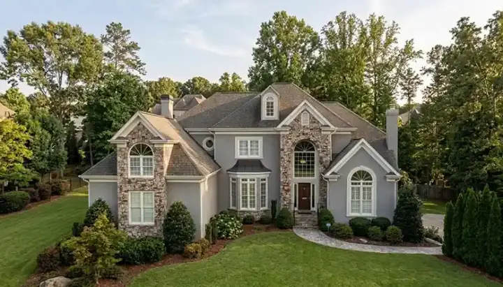 Traditional house plans 106-408 - front exterior, 3,319 sq ft, 4 bed, 3 bath house plans | Monster House Plans