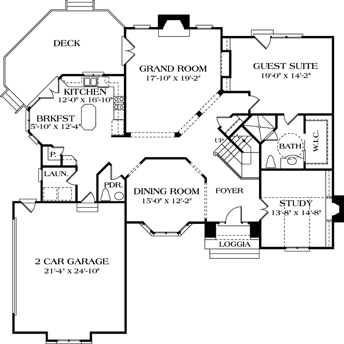 Main Floor Plan: 106-408