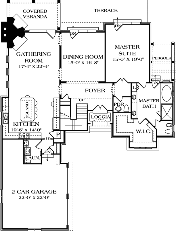 Main Floor Plan: 106-411
