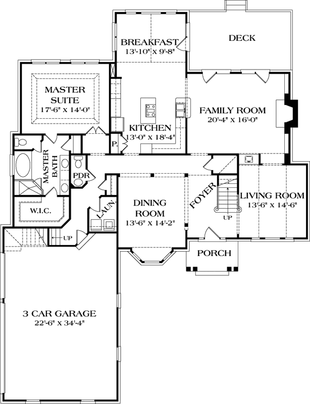 Main Floor Plan: 106-412