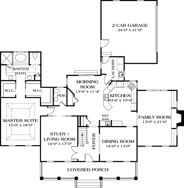 Main Floor Plan: 106-413