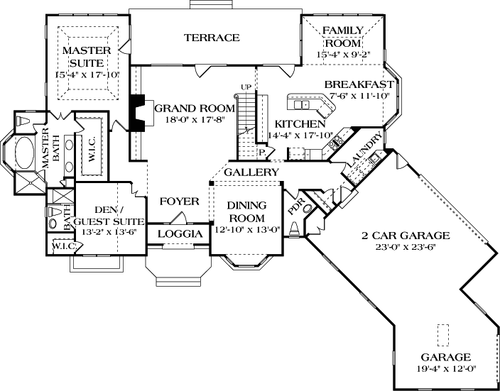 Main Floor Plan: 106-415