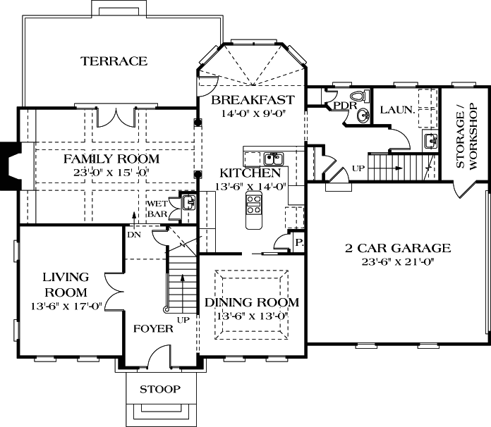 Main Floor Plan: 106-416