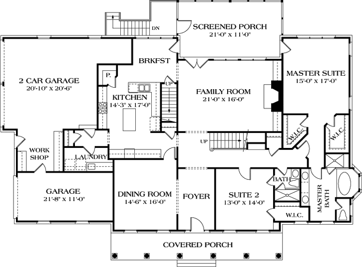 Main Floor Plan: 106-417