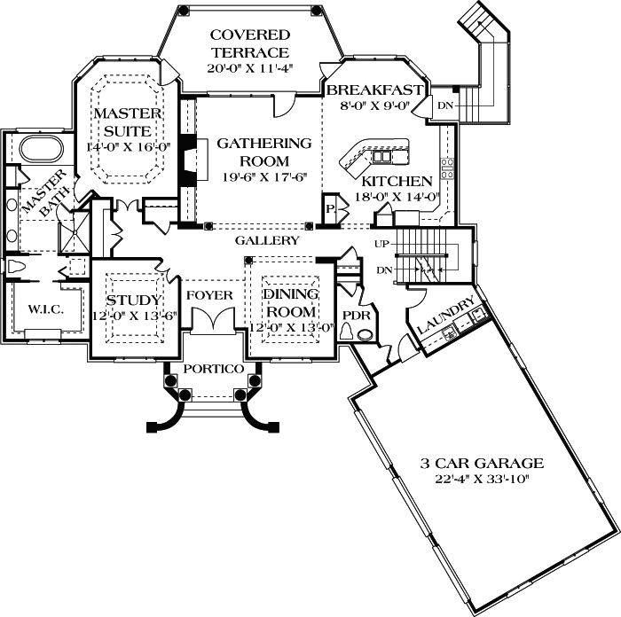 Main Floor Plan: 106-419