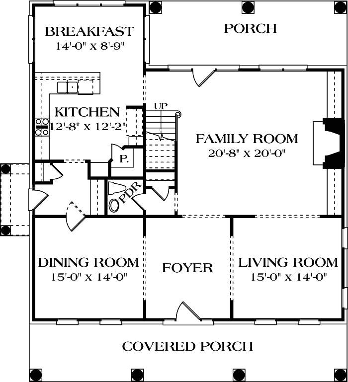 Main Floor Plan: 106-421