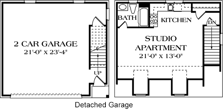 Country Style Home Design Plan: 106-421