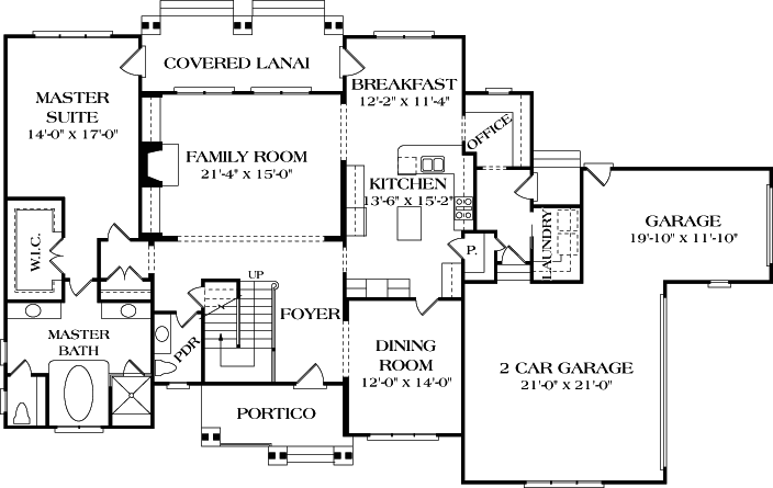 Main Floor Plan: 106-422