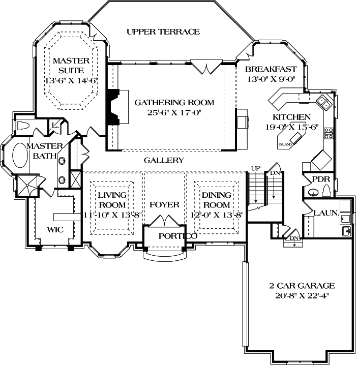 Main Floor Plan: 106-424