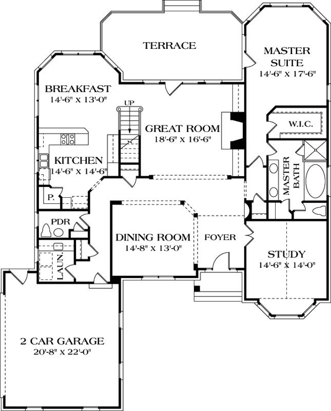 Main Floor Plan: 106-427
