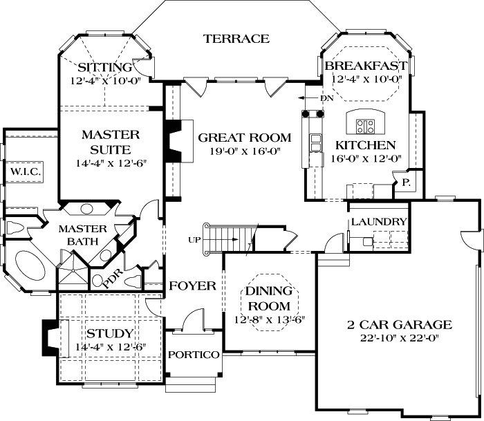 Main Floor Plan: 106-428