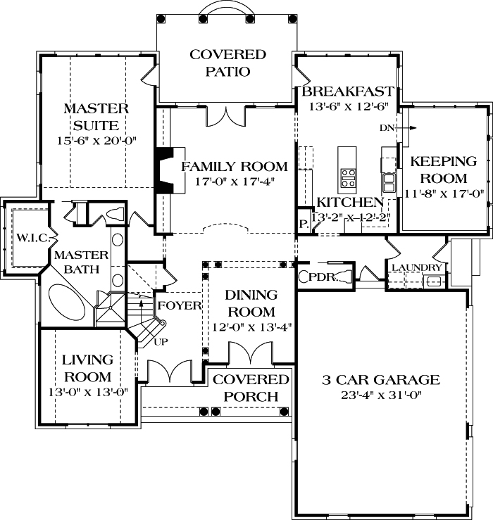 Main Floor Plan: 106-429