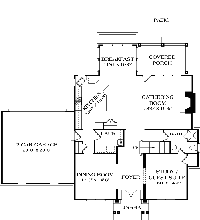 Main Floor Plan: 106-431
