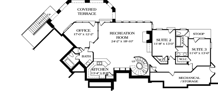 Lower Floor Plan: 106-432