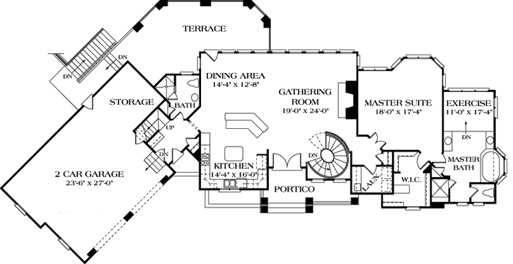 Main Floor Plan: 106-432