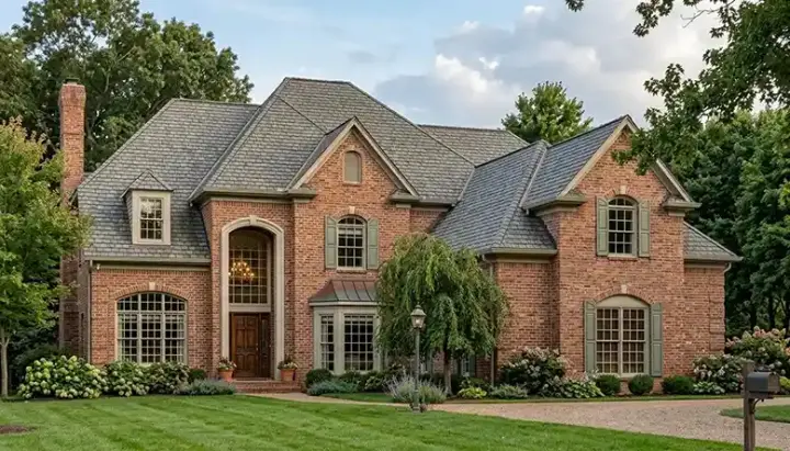 Traditional house plans 106-433 - front exterior, 4,006 sq ft, 4 bed, 3 bath house plans | Monster House Plans