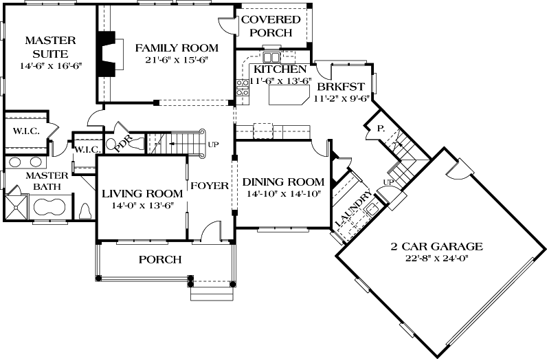Main Floor Plan: 106-434
