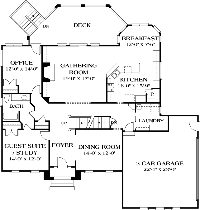 Main Floor Plan: 106-435