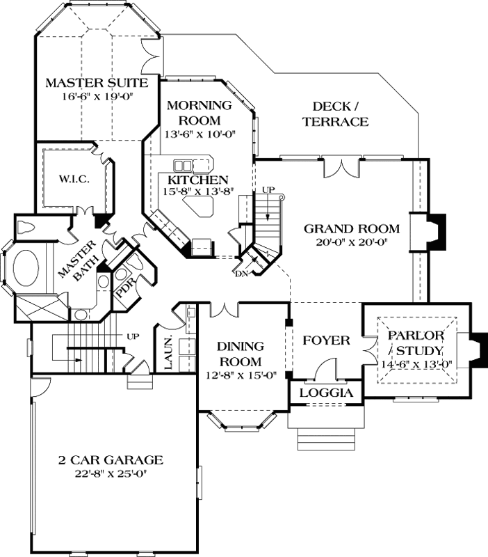 Main Floor Plan: 106-436
