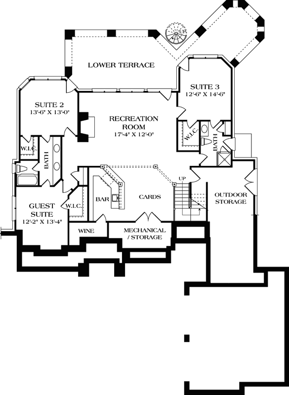 Lower Floor Plan:106-441