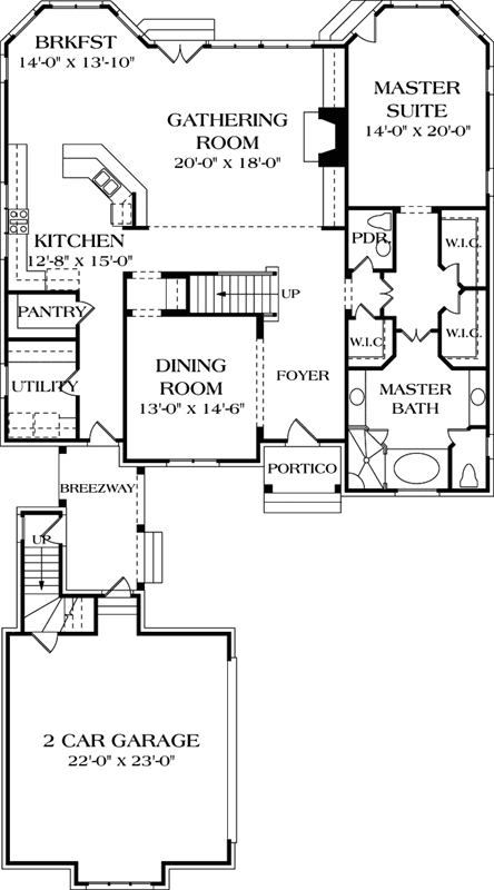 Main Floor Plan: 106-444