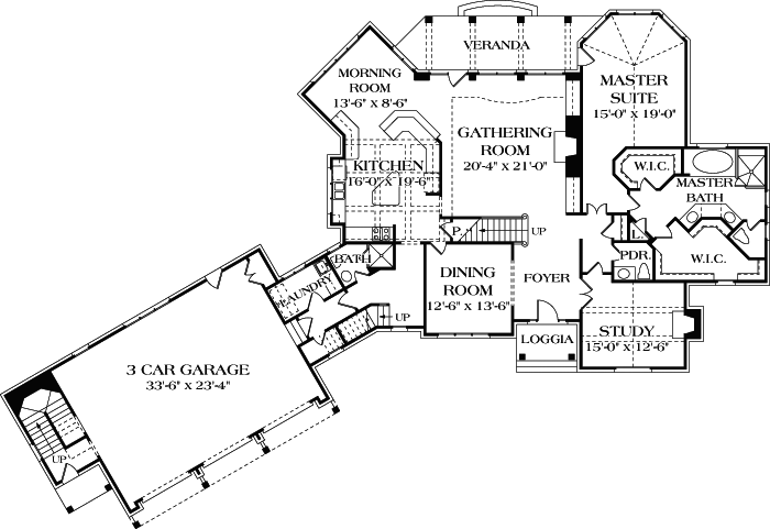 Main Floor Plan: 106-445