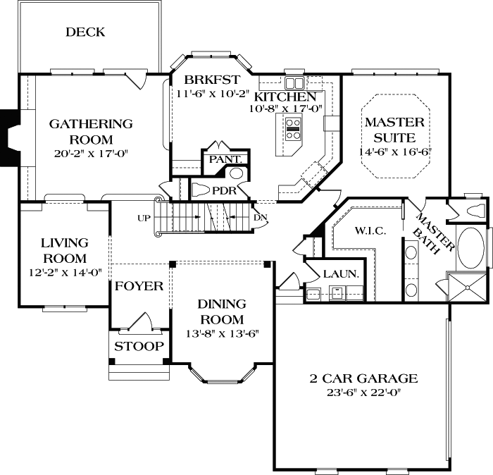 Main Floor Plan: 106-446
