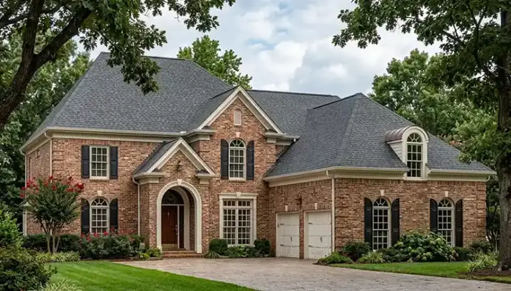 Traditional house plans 106-447 - front exterior, 3,600 sq ft, 5 bed, 3 bath house plans | Monster House Plans