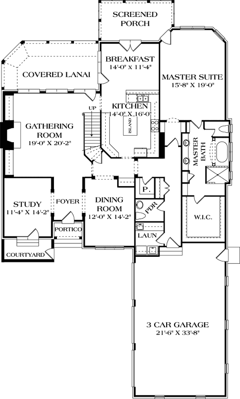 Main Floor Plan: 106-449