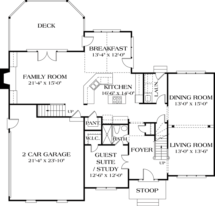Main Floor Plan: 106-450