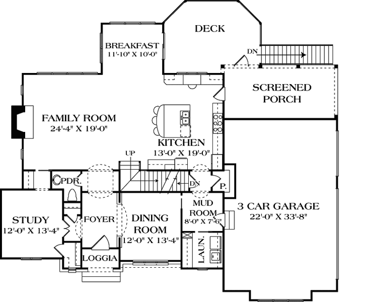 Main Floor Plan: 106-451