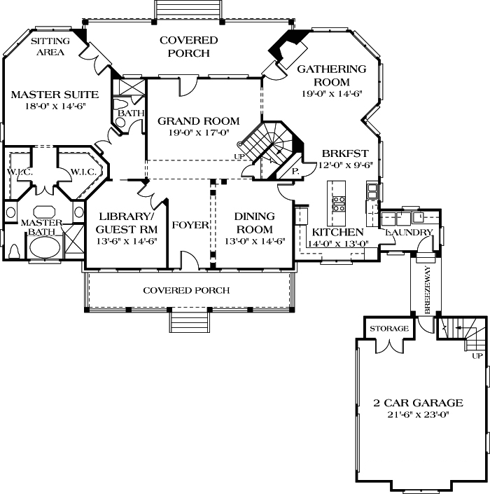 Main Floor Plan: 106-452