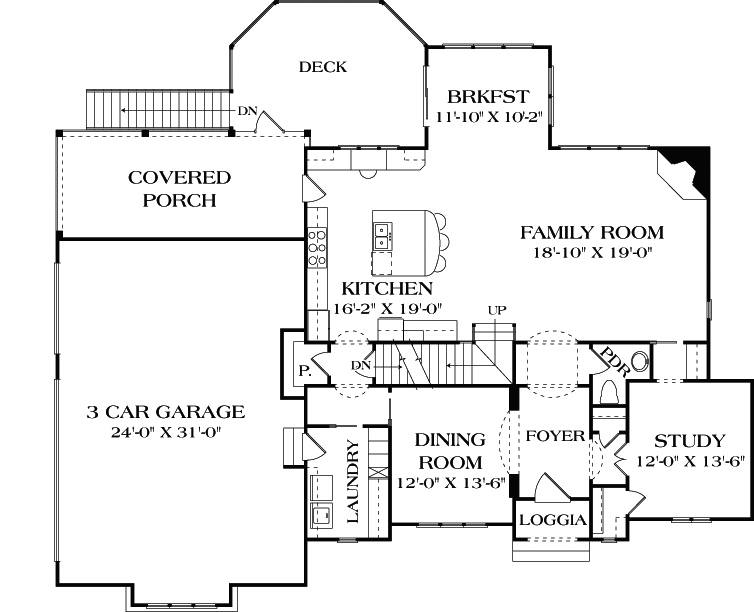 Main Floor Plan: 106-454