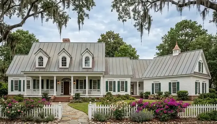 Farmhouse house plans 106-455 - front exterior, 3,672 sq ft, 4 bed, 4 bath house plans | Monster House Plans