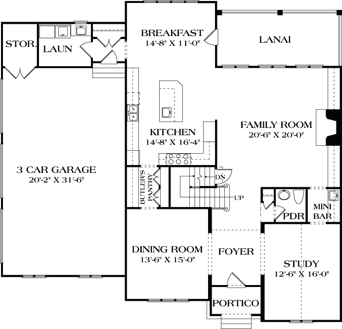 Main Floor Plan: 106-456
