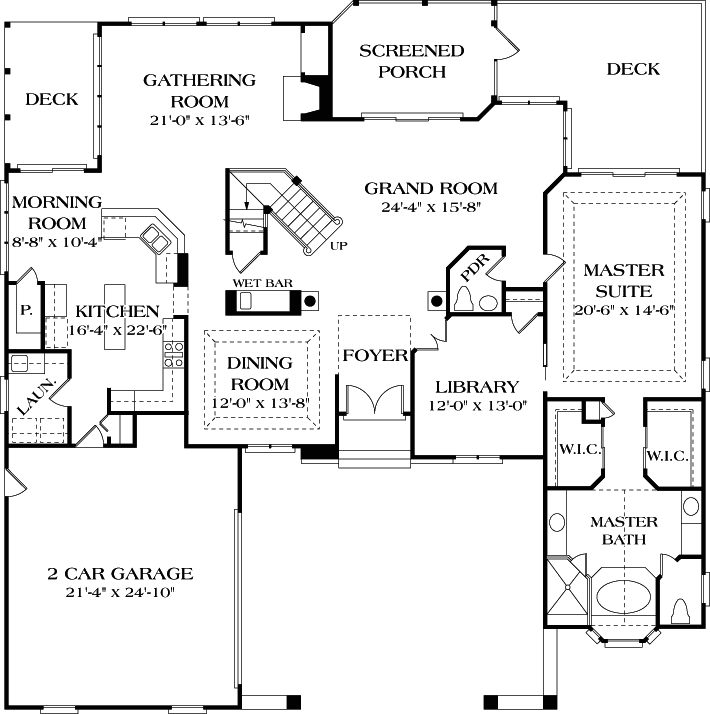 Main Floor Plan: 106-459