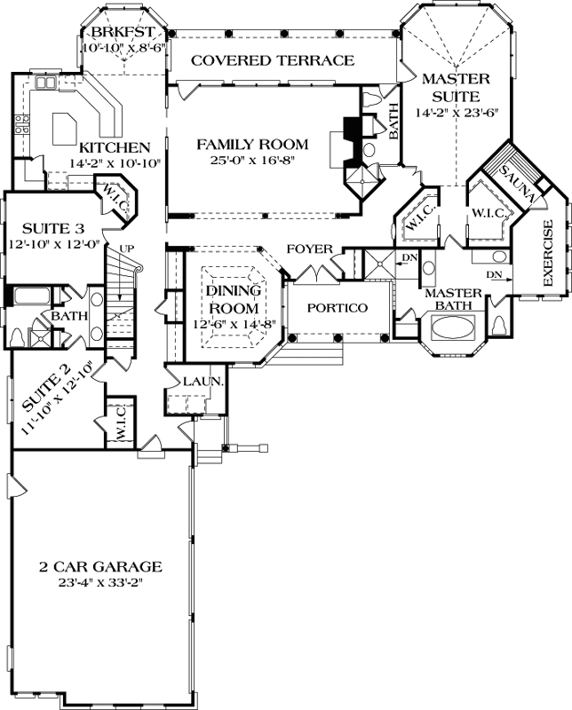 Main Floor Plan: 106-460