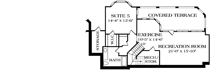 Lower Floor Plan: 106-461