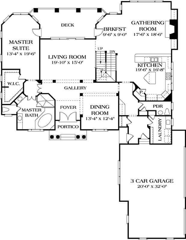 Main Floor Plan: 106-462