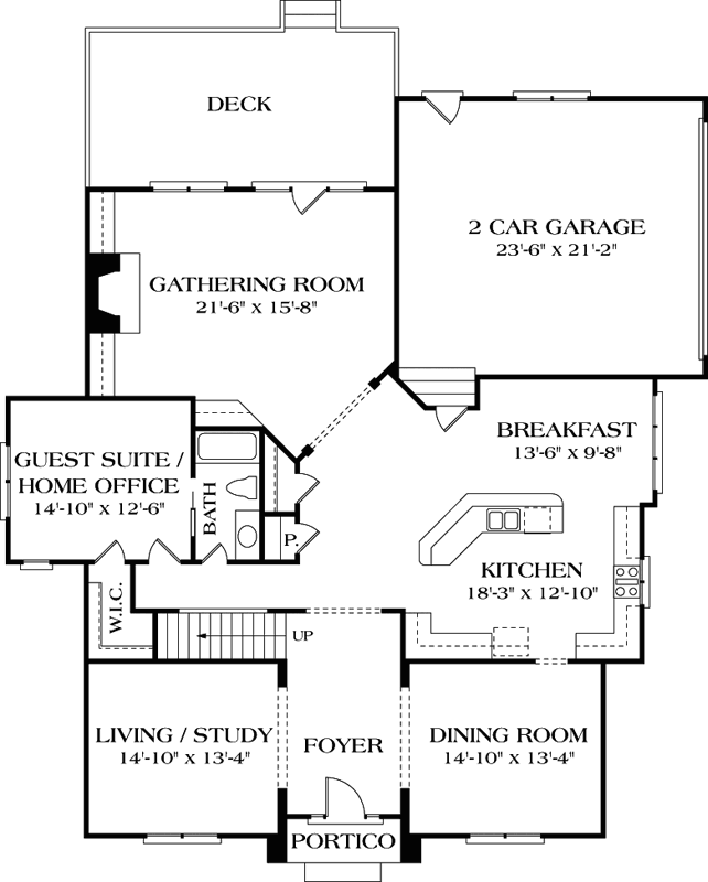 Main Floor Plan: 106-465