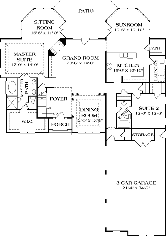 Main Floor Plan: 106-466